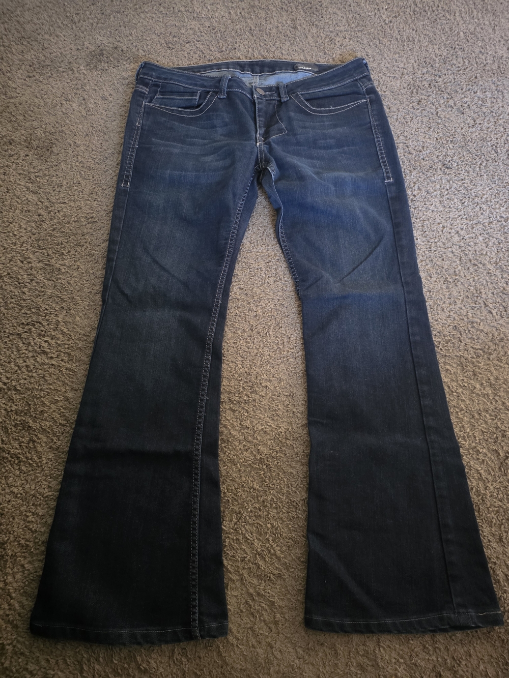 William Rast Dark Blue Flare Jeans